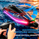 Радиоуправляемая скоростная лодка JJRC 2.4GHz | Бесколлекторные моторы, LED-подсветка и влагозащита 1000251 фото 6