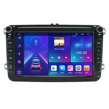 Автомагнитола штатная Android 2Din 8021А для Volkswagen, Skoda, Seat (8", 2/32GB, 4 ядра, CarPlay) 1000231 фото