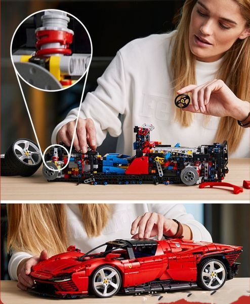 Конструктор машинка Аналог LEGO Technic 42143 Ferrari Daytona SP3 3778 деталей 1000186 фото