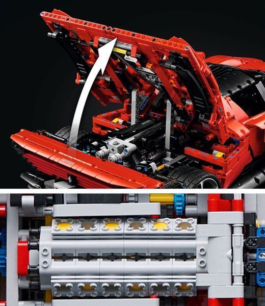 Конструктор машинка Аналог LEGO Technic 42143 Ferrari Daytona SP3 3778 деталей 1000186 фото
