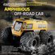 Машинка на пульте управления JJRC SHERP Q210 вездеход амфибия 4х4 желтый 1000237 фото 2