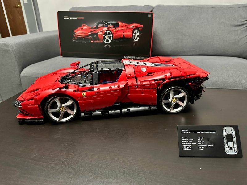 Конструктор машинка Аналог LEGO Technic 42143 Ferrari Daytona SP3 3778 деталей 1000186 фото