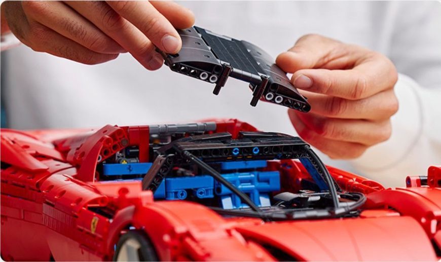 Конструктор машинка Аналог LEGO Technic 42143 Ferrari Daytona SP3 3778 деталей 1000186 фото