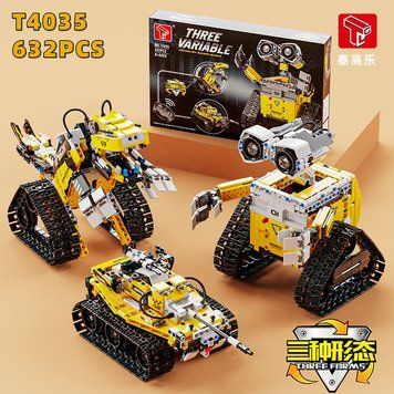 Конструктор на радіокеруванні Робот Wall-e 3в1 632 деталей 1000192 фото