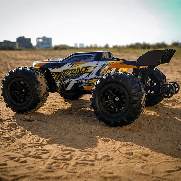Машинка на радіоуправлінні Drive Pro Q117B, 70 км/г, монстр трак 4х4, Жовтий 1000233-1 фото