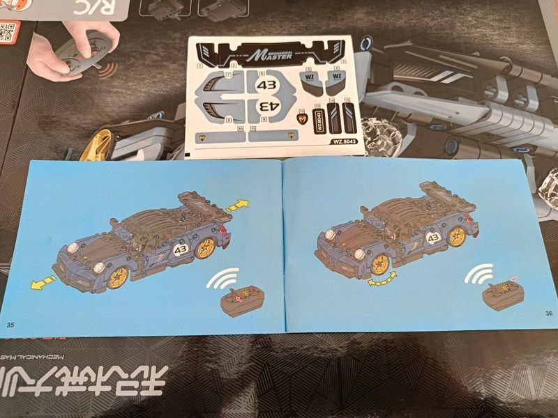 Конструктор машинка з дистанційним керуванням Porsche 911 Technic на 538 деталей IM.Master 1000195-1 фото