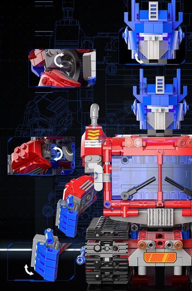 Конструктор трансформер на радиоуправлении OPTIMUS PRIME 975 деталей 1000198 фото