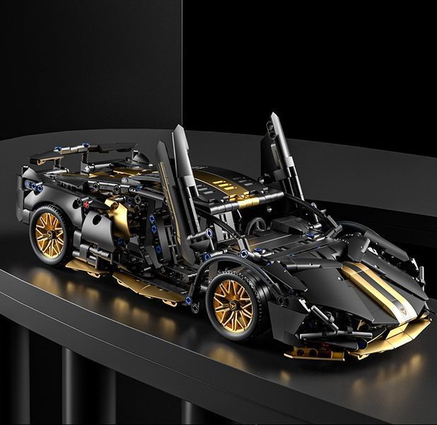 Машинка конструктор Lamba Black 1190 деталей 1000207 фото