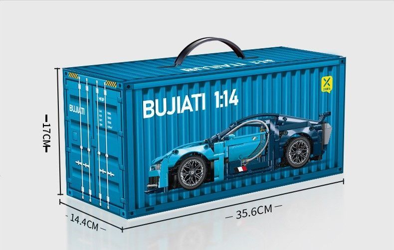 Машинка конструктор Bugatti chiron 1220 деталей 1000158 фото