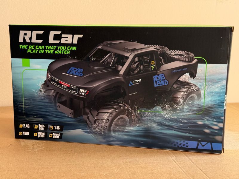 Машинка на пульті керування джип амфібія JJRC RC Car 1000221 фото
