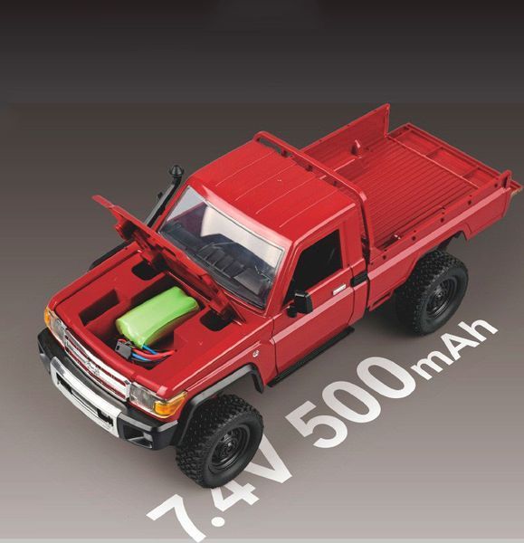 Машинка на радиоуправлении Toyota Land Cruiser 79, RC внедорожник 4x4, масштаб 1:12, модель MN82 1000236 фото