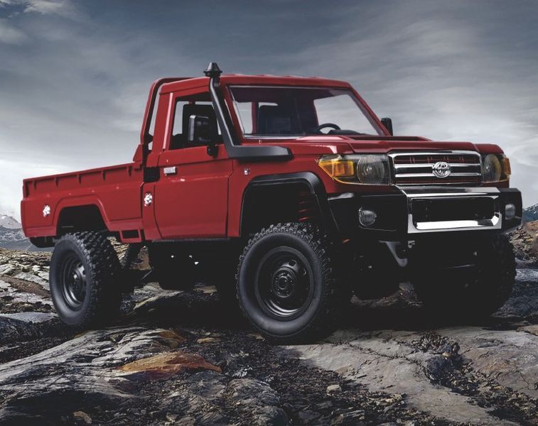 Машинка на радиоуправлении Toyota Land Cruiser 79, RC внедорожник 4x4, масштаб 1:12, модель MN82 1000236 фото