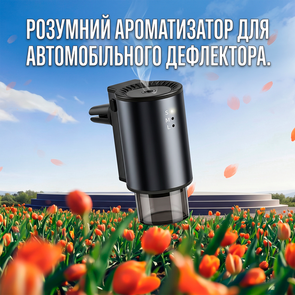 Розумний автомобільний ароматизатор на дефлектор з автоматичним розпиленням та з нижньою кришкою 1000191-1 фото