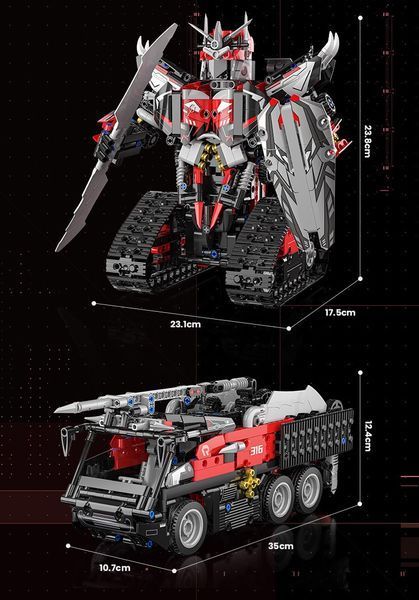 Конструктор трансформер на радиоуправлении SENTINEL PRIME 975 деталей 1000197 фото