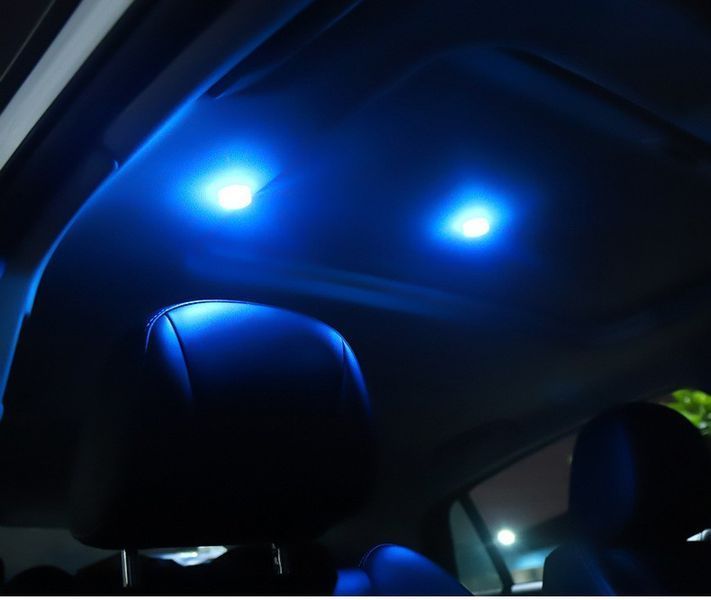 Бездротова автомобільна сенсорна LED-лампа (на батарейці) &mdash; міні-підсвітка для салону, бардачка та багажника 1000245 фото