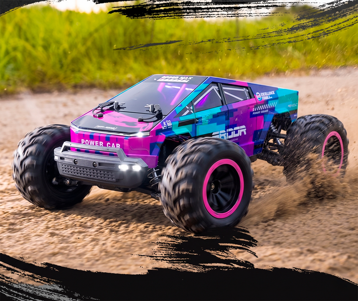 Внедорожник на радиоуправлении JJRC Cybertruck 4WD Фиолетовый 1000250 фото
