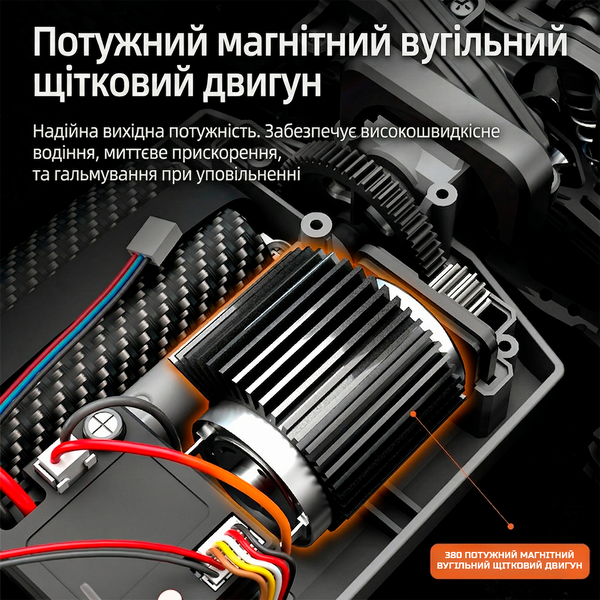 Высокоскоростная радиоуправляемая машинка JJRC Cross-Border 1:18 4WD GB7010 Тип А Черный кузов 1000248 фото